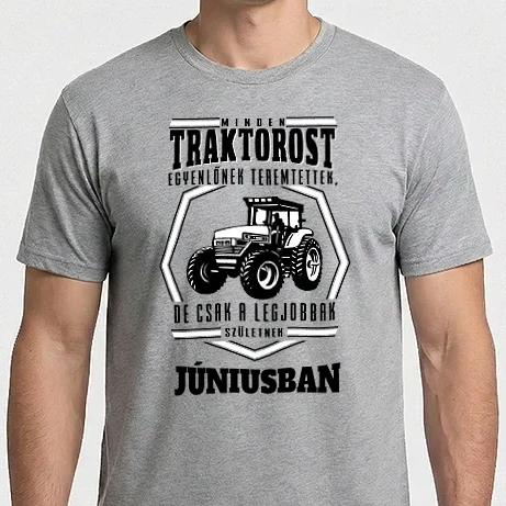 Férfi Imperial póló - Minden traktorost egyenlőnek teremtettek...június