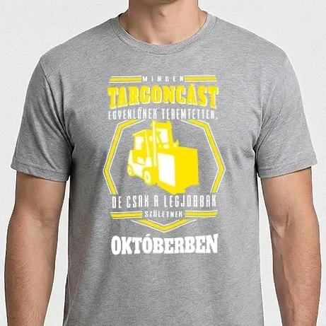 Férfi Imperial póló - Minden targoncást egyenlőnek teremtettek...október