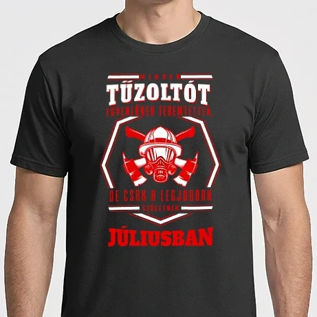 Férfi Imperial póló - Minden tűzoltót egyenlőnek teremtettek..július