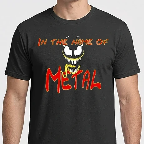 Férfi Imperial póló - In the name of metal arc