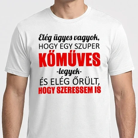 Férfi Imperial póló - Elég ügyes vagyok hogy KŐMŰVES  legyek