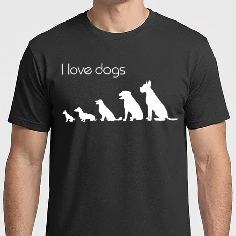 Férfi Imperial póló - I love dogs