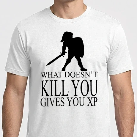 Férfi Imperial póló - What doesn't kill you, gives you XP
