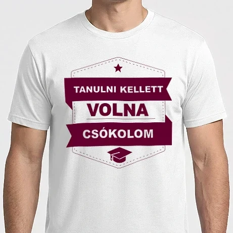 Férfi Imperial póló - Tanulni kellett volna, csókolom