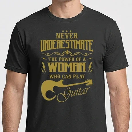 Férfi Imperial póló - A gitáros nő