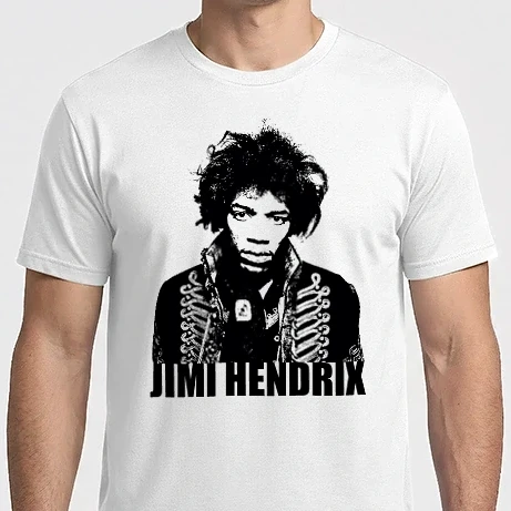 Férfi Imperial póló - Jimi Hendrix portré