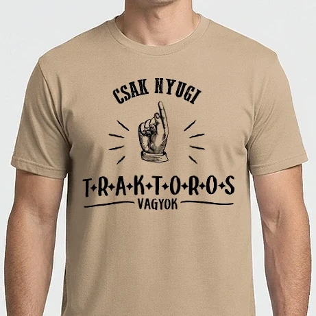 Férfi Imperial póló - Csak nyugi...traktoros