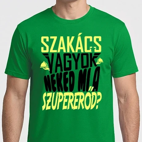 Férfi Imperial póló - Szuperhős szakács