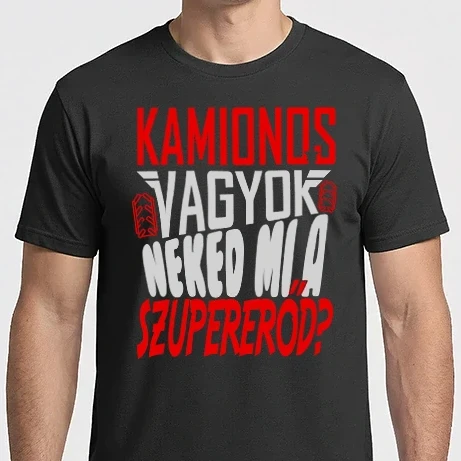 Férfi Imperial póló - Szuperhős kamionos