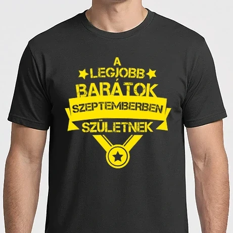 Férfi Imperial póló - Csillagos legjobb barátok szeptember