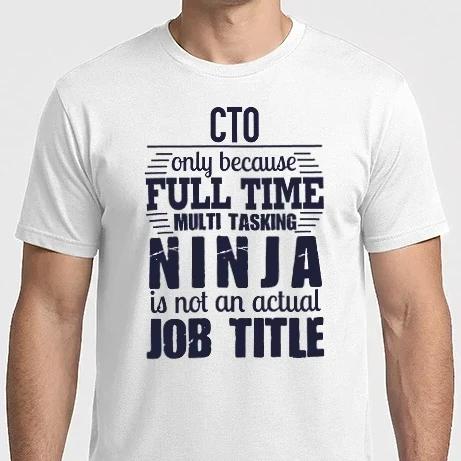 Férfi Imperial póló - CTO-full time ninja  