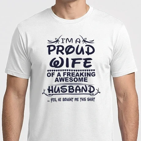 Férfi Imperial póló - Proud wife