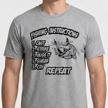 Férfi Imperial póló - Fishing instructions