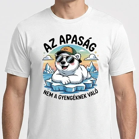 Férfi Imperial póló - Az apaság nem gyengéknek való