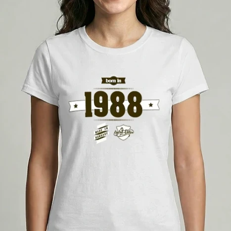 Női Imperial póló - born-in-1988