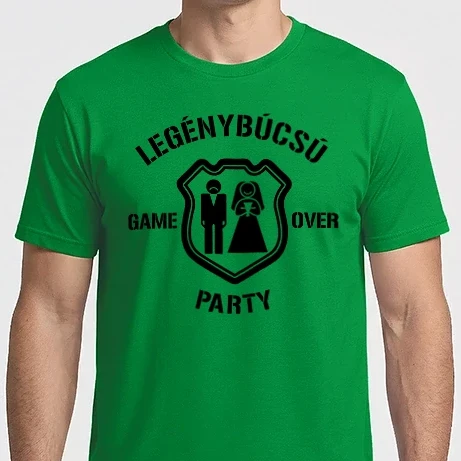Férfi Imperial póló - Game Over party