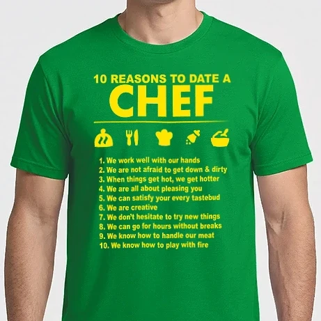Férfi Imperial póló - 10 reasons to date a chef