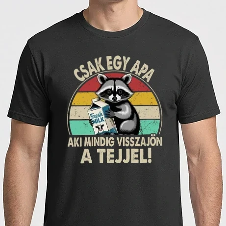 Férfi Imperial póló - Csak egy apa, aki visszajött a tejjel