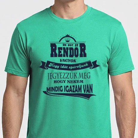 Férfi Imperial póló - Én egy rendőr vagyok