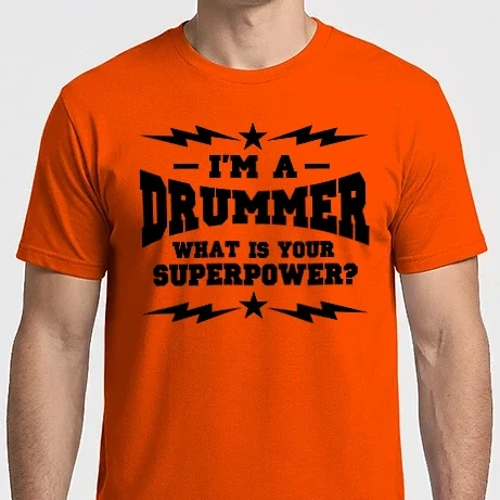 Férfi Imperial póló - Drummer Superpower