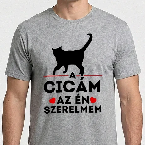 Férfi Imperial póló - Cica szerelem