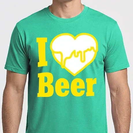 Férfi Imperial póló - I love Beer
