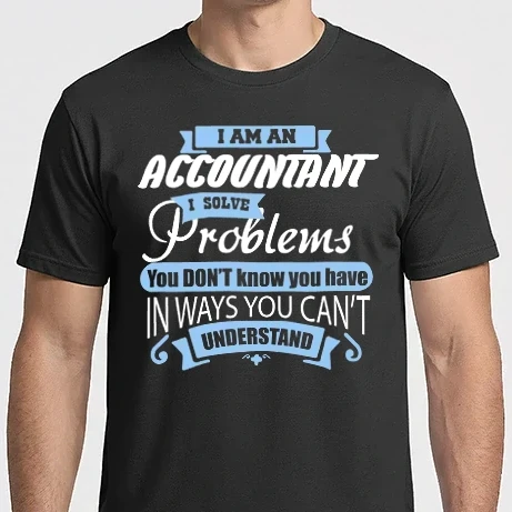 Férfi Imperial póló - I am an accountant I solve problems