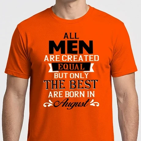 Férfi Imperial póló - All men created equal....august