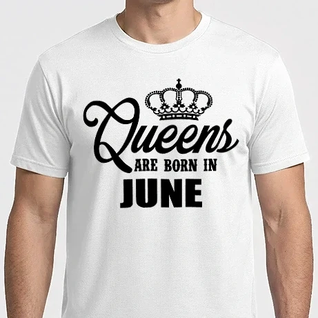 Férfi Imperial póló - Queens are born in - June