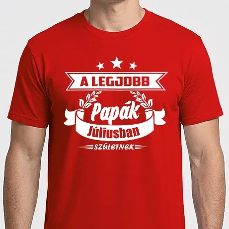 Férfi Imperial póló - A legjobb papák - Július