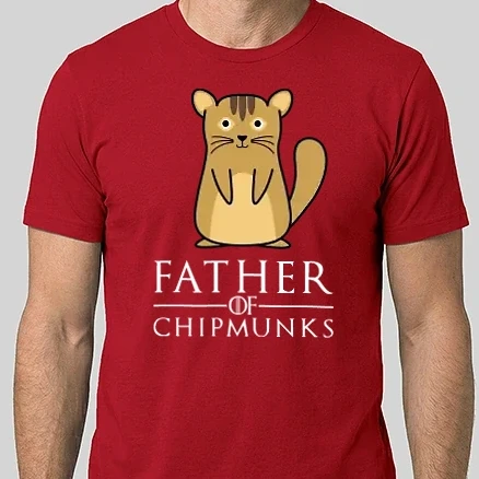 Férfi Alap póló - Father of Chipmunks