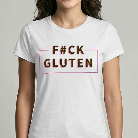 Női Imperial póló - F#CK gluten