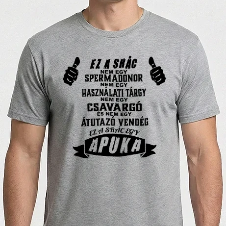 Férfi Imperial póló - Ez a srác nem egy spermadonor, hanem Apuka!