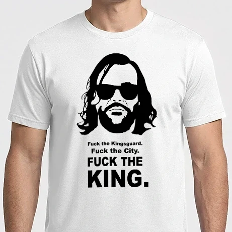 Férfi Imperial póló - Fuck the king