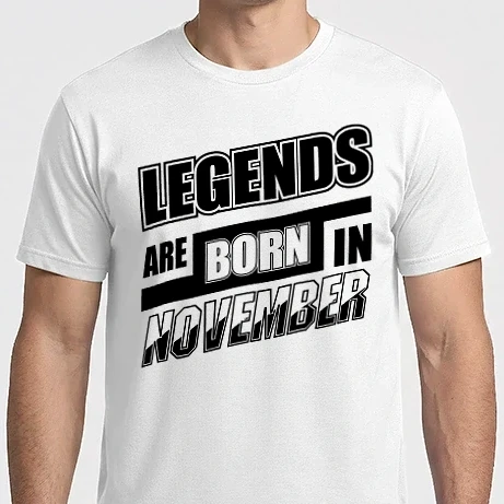 Férfi Imperial póló - Legends are born in November