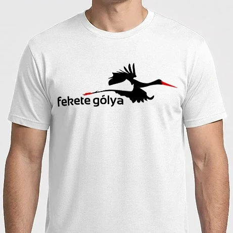 Férfi Imperial póló - Fekete gólya