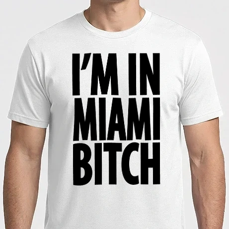 Férfi Imperial póló - I'm In Miami Bitch