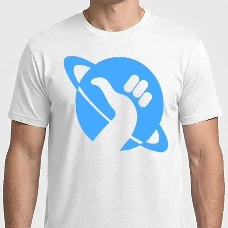 Férfi Imperial póló - Hitchhikers Guide to the Galaxy Logo