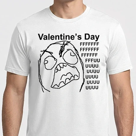 Férfi Imperial póló - Valentines day fuuuu