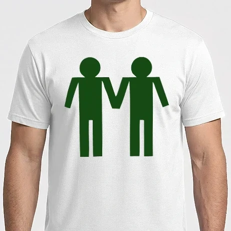 Férfi Imperial póló - Gay couple