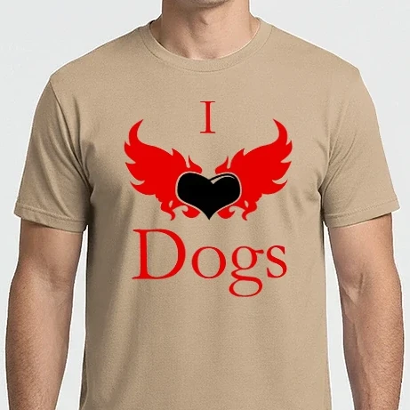 Férfi Imperial póló - I love Dogs
