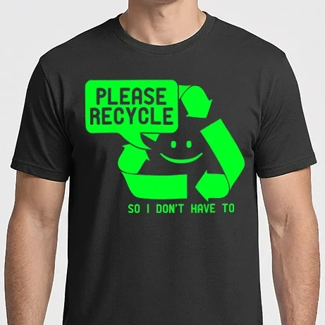 Férfi Imperial póló - Please recycle