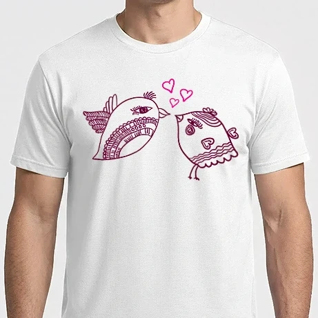 Férfi Imperial póló - lovebirds