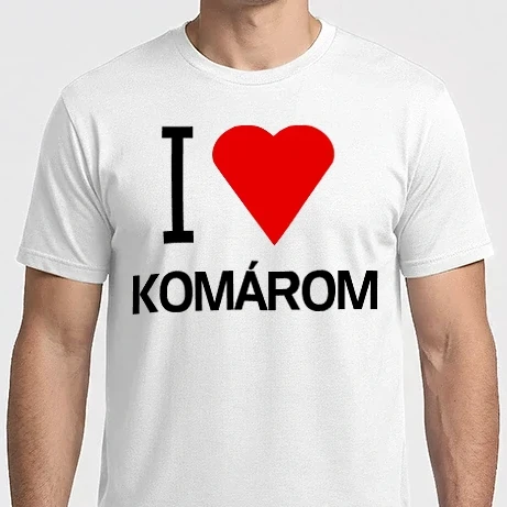 Férfi Imperial póló - I love Komárom