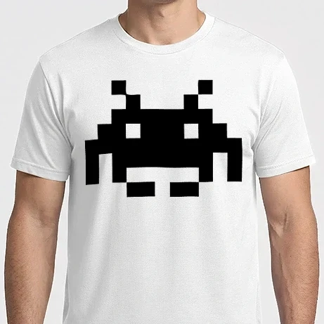 Férfi Imperial póló - Invaders retro videojáték