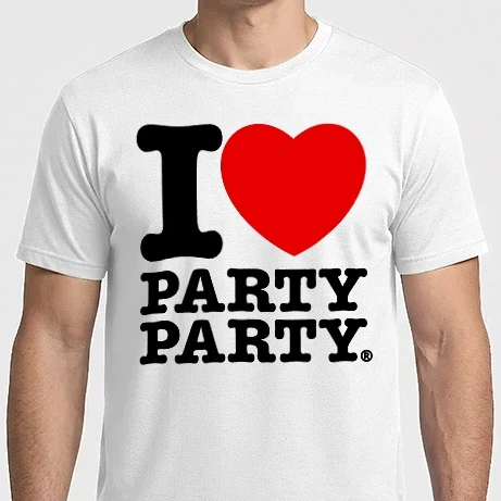 Férfi Imperial póló - I love party party