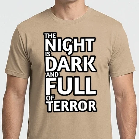 Férfi Imperial póló - The night is dark and full of terror