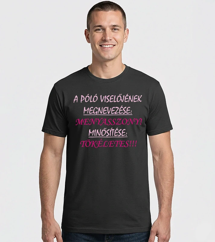 Menyasszony – Férfi Imperial póló