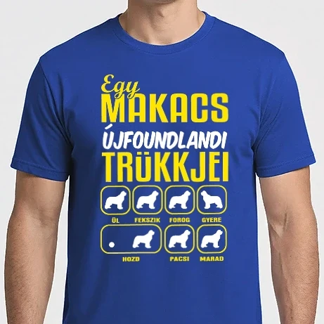 Férfi Imperial póló - Makacs Újfoundlandi