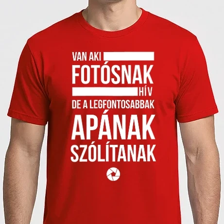 Férfi Imperial póló - Fotós apa